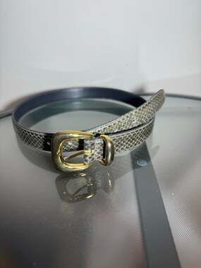 Vintage Genuine Snakeskin Jana Belt 27”